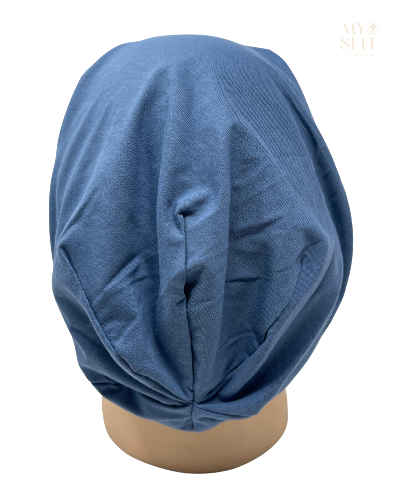 Ahead BN2755 Denim Blue Adjustable Swim Beanie Myselflingerie.com