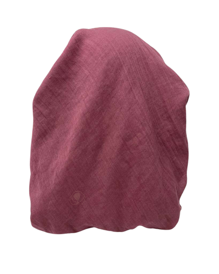 Lizi Headwear IB-TT-26630-OB Solid Dark Mauve Open Back Adjustable Pre-Tied Bandanna with Velvet Grip Myselflingerie.com