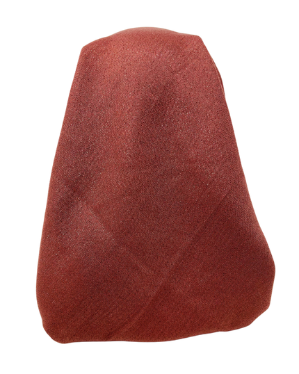 It's Younique OB-SHIM-SA Solid Salmon Shimmer Pre-Tied Open Back Bandanna with Velvet Grip Myselflingerie.com