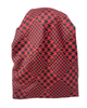 It's Younique OB-HOUND-RDBK Red/Black Houndstooth Pre-Tied Open Back Bandanna with Velvet Grip Myselflingerie.com