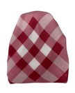 It's Younique Red Burberry Inspired Shimmer Pre-Tied Open Back Bandanna with Velvet Grip Myselflingerie.com