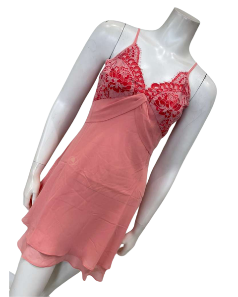 Rya Collection 1084 + 1085 Rosewood Shoreline Chemise & Wrap Set Myselflingerie.com