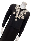 Severine Boutik 411 Taupe Royal Scroll Modal Nursing Nightgown Myselflingerie.com