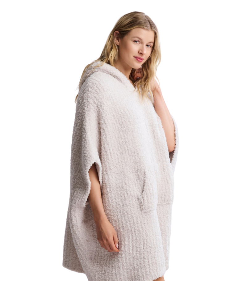 Barefoot Dreams B545 Almond The Cozy One Size Sweater Cape Myselflingerie.com