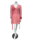 Rya Collection 1084 + 1085 Rosewood Shoreline Chemise & Wrap Set Myselflingerie.com