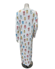 Furstenburg 25380476LI Perfumes & Scents Motifs Button Down Cotton Nightgown Myselflingerie.com