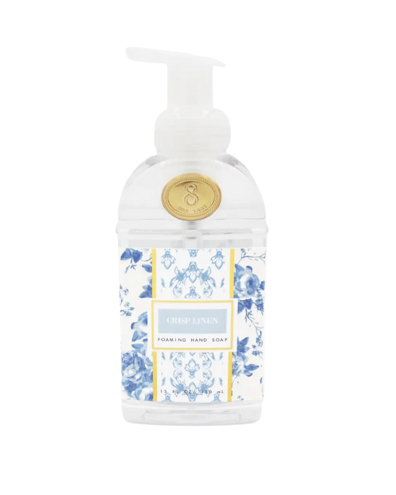 8 Oak Lane Crisp Linen 15 Oz Foaming Hand Soap
