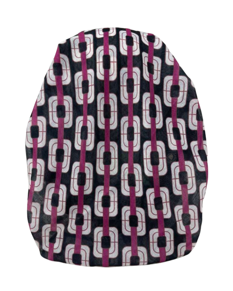 It's Younique Pink Links Pre-Tied Open Back Bandanna with Velvet Grip Myselflingerie.com
