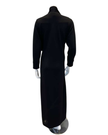 Chicolli LR6081-25 Black Air Layer Wrap Jersey Morning Robe Myselflingerie.com