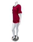Oh! Zuza 4625 Ruby Ruffled Modal Short Sleeve & Shorts Pajamas Set Myselflingerie.com