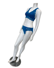 Fleurt 618 + 650 True Blue Belle Epoque Bralette & Panty Set Myselflingerie.com