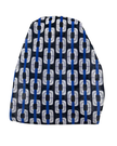 It's Younique Blue Links Pre-Tied Open Back Bandanna with Velvet Grip Myselflingerie.com