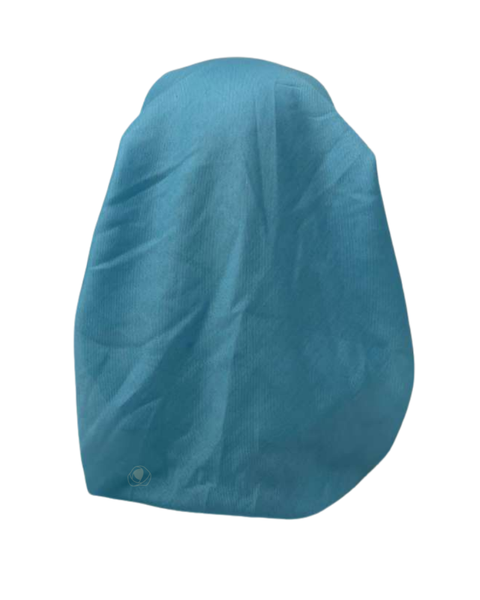 It's Younique Solid Light Blue Pre-Tied Open Back Bandanna with Velvet Grip Myselflingerie.com