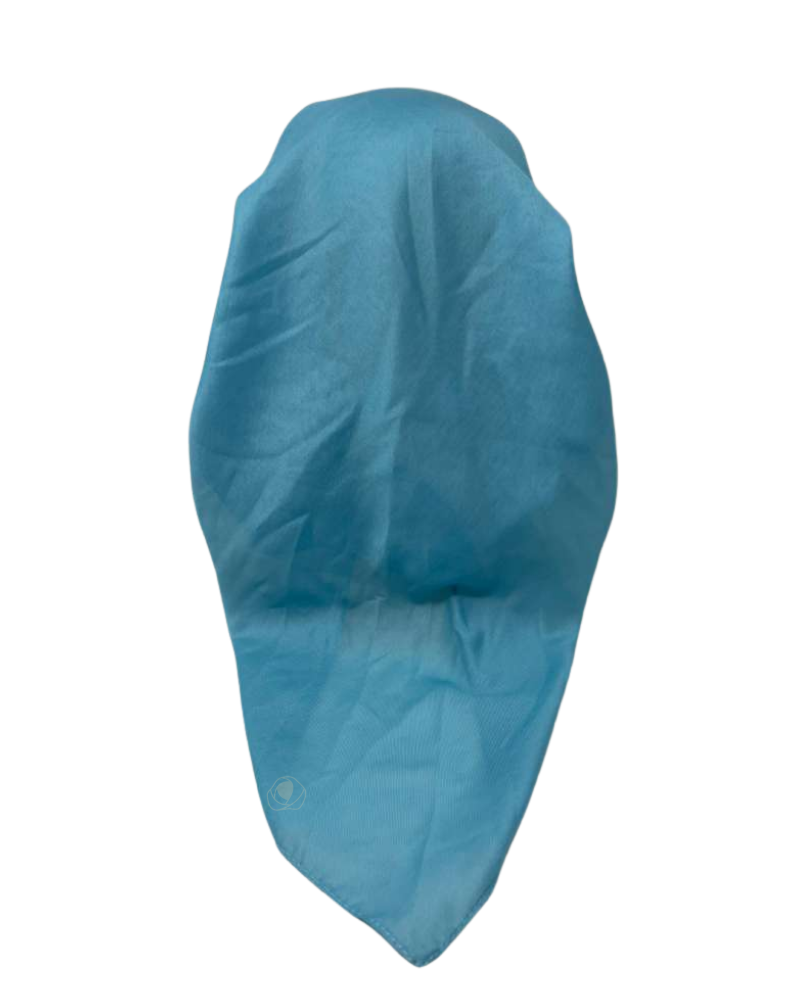 It's Younique OB-SOL-LB Solid Light Blue Pre-Tied Open Back Bandanna with Velvet Grip Myselflingerie.com