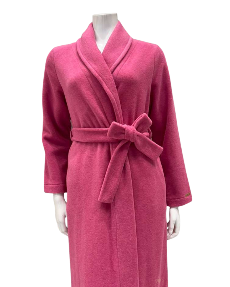 Furstenberg Rosebud Fleece Morning Wrap Robe