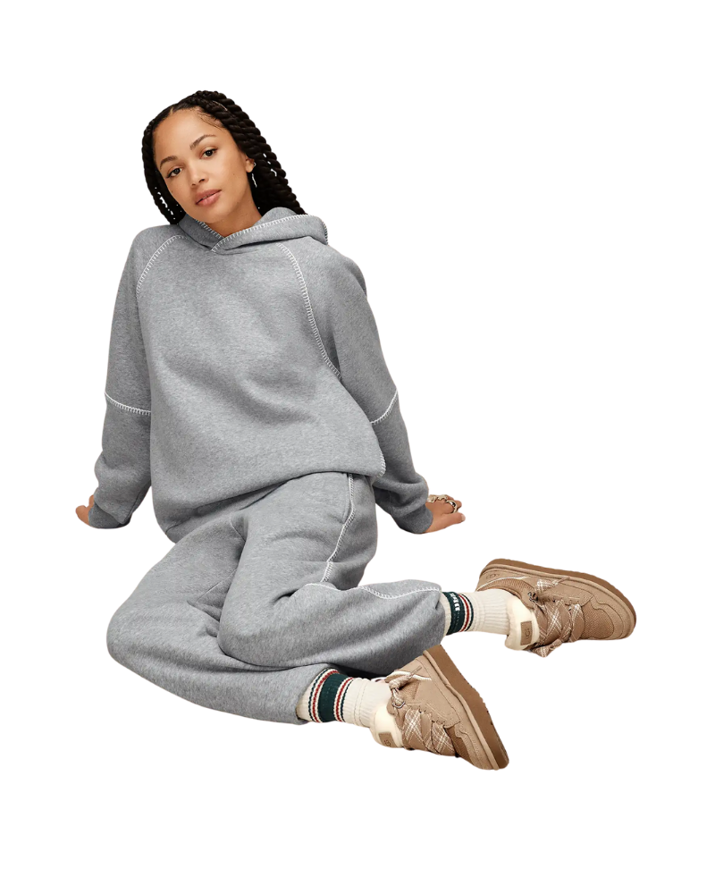 UGG Grey Heather Classic Hoodie Myselflingerie.com
