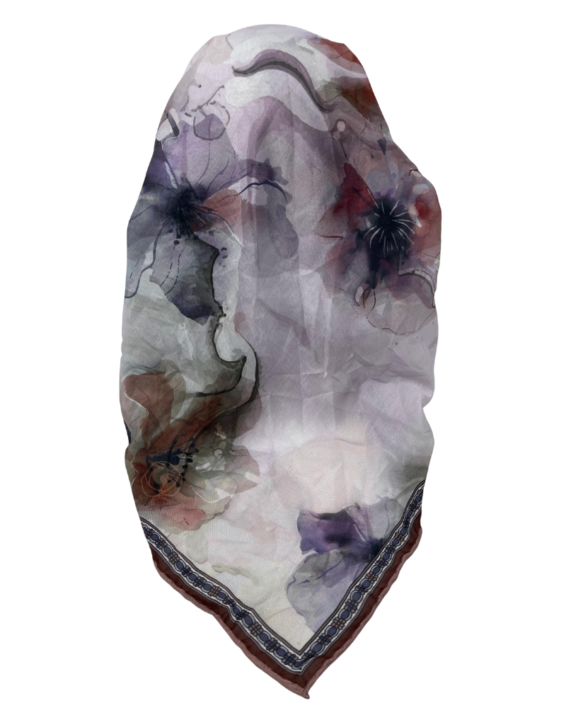 It's Younique OB-WA-MAU Mauve Watercolor Pre-Tied Open Back Bandanna with Velvet Grip Myselflingerie.com