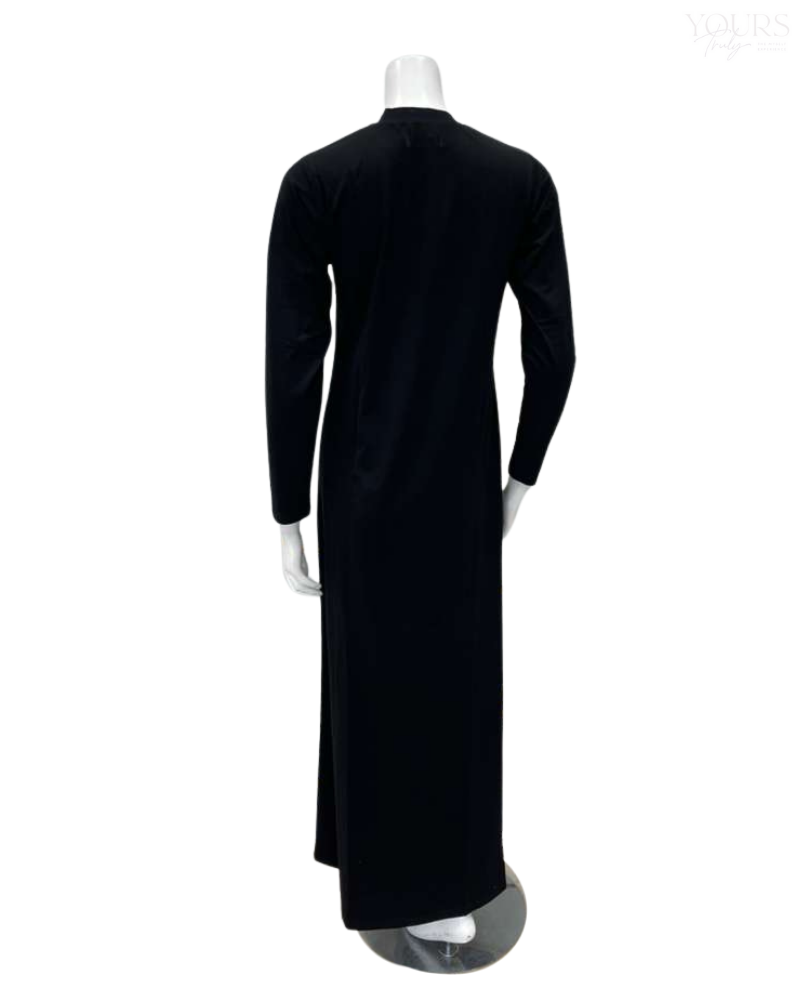 The Star Story 12-828 Black Original Pull On Cotton Blend Teen Nightgown Myselflingerie.com