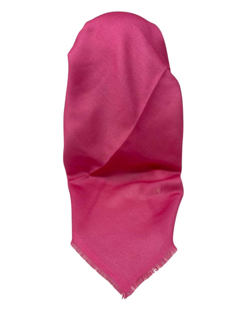 It's Younique Candy Pink Herringbone Pre-Tied Open Back Bandanna with Velvet Grip Myselflingerie.com