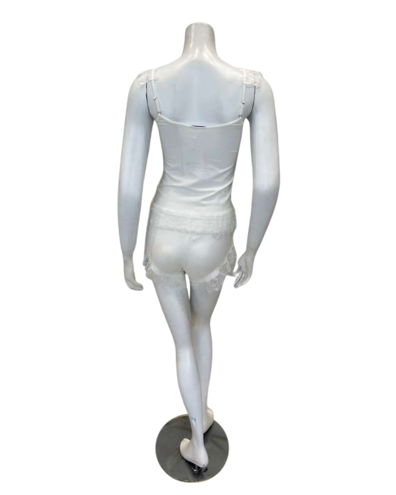 Oh! Zuza V15 Ivory Lace Cami & Shorts Set Myselflingerie.com