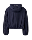 UGG 1175126 Navy Chiara Full Zip Hooded Crop Rain Jacket Myselflingerie.com