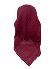 Lizi Headwear IB-TT-26630-OB Solid Wine Open Back Adjustable Pre-Tied Bandanna with Velvet Grip Myselflingerie.com