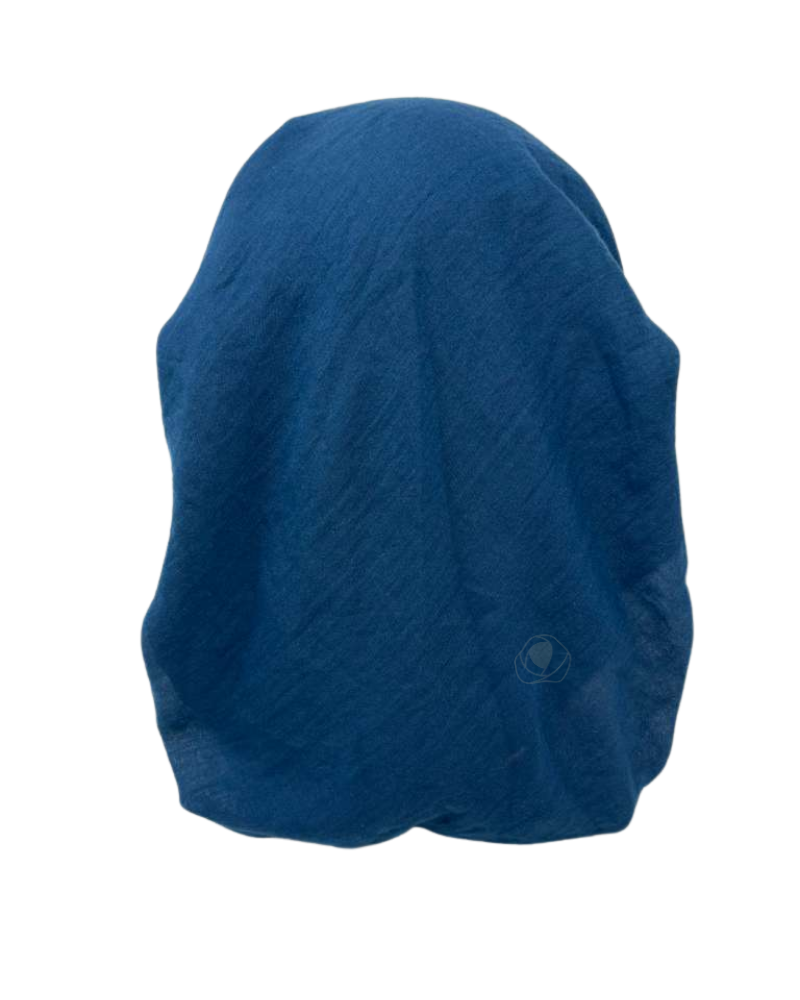 Lizi Headwear IB-TT-26630-OB Solid Blue Teal Open Back Adjustable Pre-Tied Bandanna with Velvet Grip Myselflingerie.com