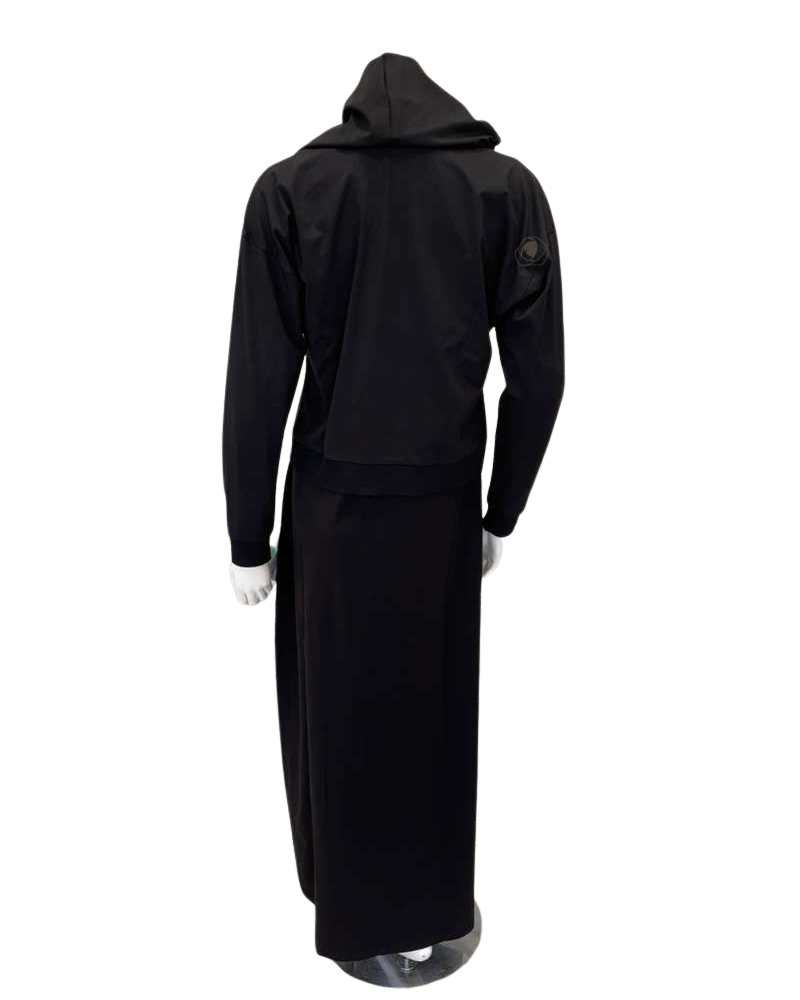 Angelice Black Strawberry Design Zip Up Cotton Blend Teen Hoodie Myselflingerie.com