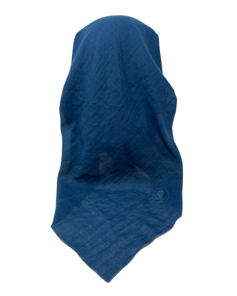 Lizi Headwear IB-TT-26630-OB Solid Blue Teal Open Back Adjustable Pre-Tied Bandanna with Velvet Grip Myselflingerie.com