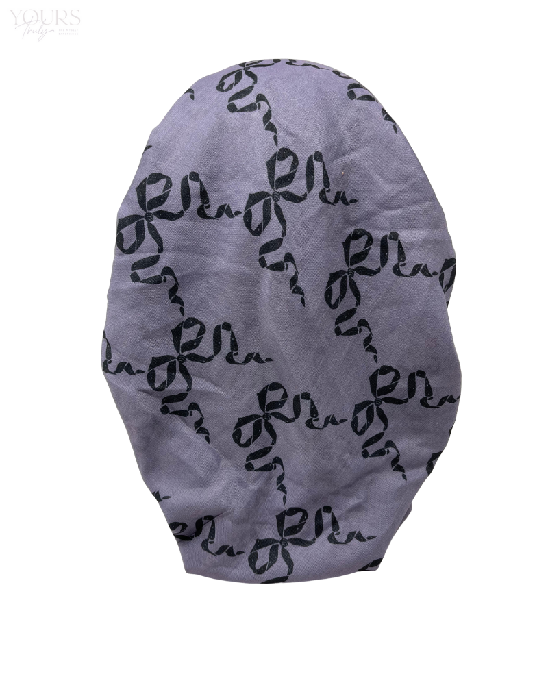 Ahead VT2593 Foxtrot Ribbon Lattice Versatile Style Long Tails Open Back Pre-Tied Bandanna Myselflingerie.com