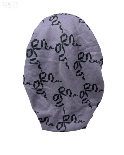 Ahead VT2593 Foxtrot Ribbon Lattice Versatile Style Long Tails Open Back Pre-Tied Bandanna Myselflingerie.com