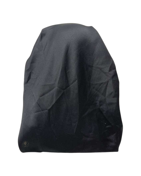 It's Younique Black Satin Pre-Tied Open Back Bandanna with Velvet Grip Myselflingerie.com