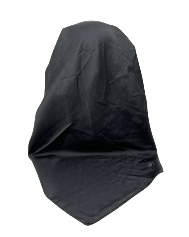 It's Younique OB-SAT-BLK Black Satin Pre-Tied Open Back Bandanna with Velvet Grip Myselflingerie.com