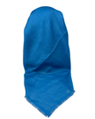 It's Younique Solid Blue Herringbone Pre-Tied Open Back Bandanna with Velvet Grip Myselflingerie.com