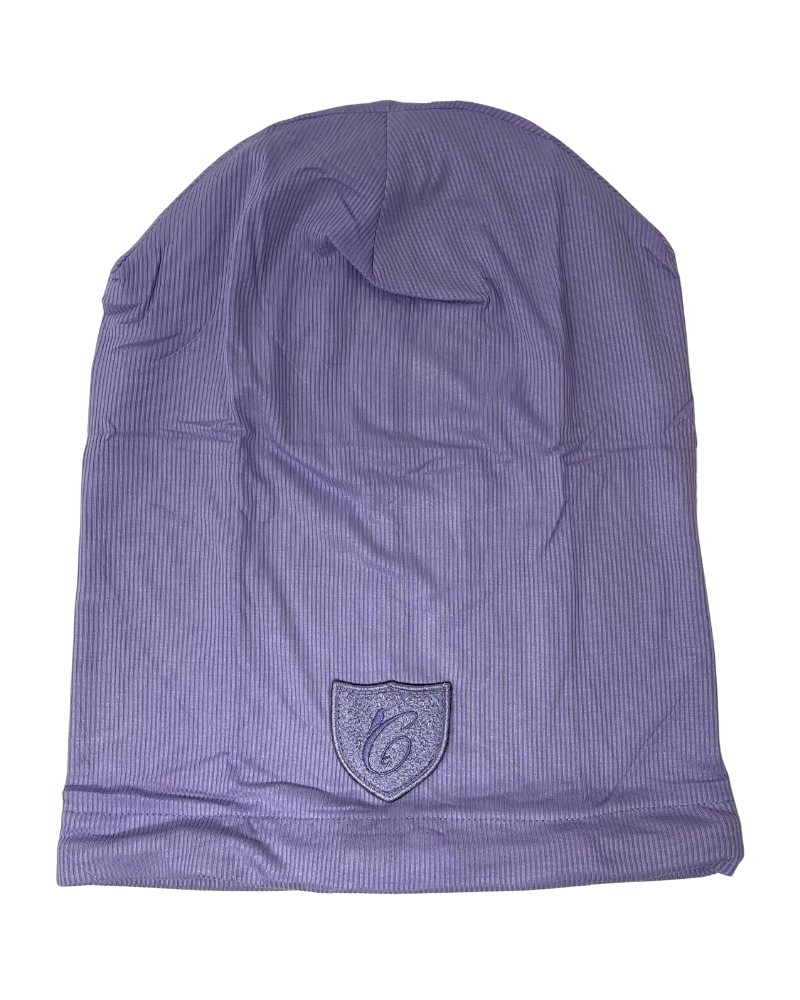 C. Bird CB103 Lilac Ribbed Bamboo Beanie Snood Myselflingerie.com