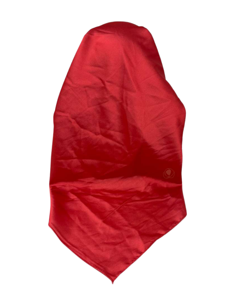 It's Younique OB-SOL-RD Solid Red Pre-Tied Open Back Bandanna with Velvet Grip Myselflingerie.com