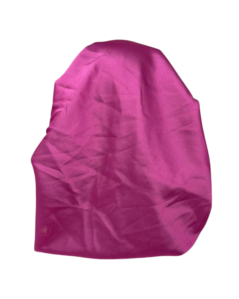 It's Younique OB-SOL-SHER Solid Rose Sherbert Pre-Tied Open Back Bandanna with Velvet Grip Myselflingerie.com