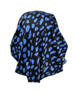 Triple Up BUL1109 Periwinkle Leopard Spots Unlined Pre-Tied Bandanna Myselflingerie.com