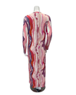 Angelice S7383 Pink/Purple Floral Cream Pull On Modal Nightgown Myselflingerie.com