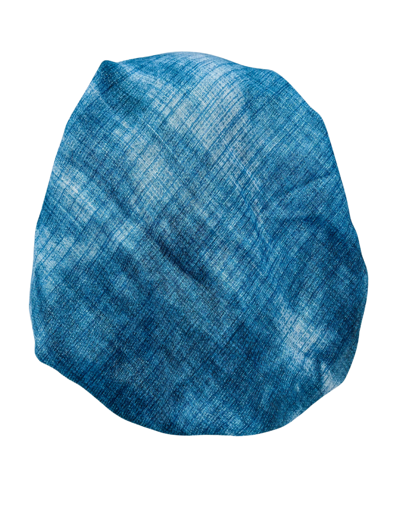 It's Younique PP-SHIM-OMLB Light Blue Ombre Shimmer Pre-Tied Bandanna with Velvet Grip Myselflingerie.com