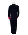 Plush PM N5193 Black Front Pocket Pull On Cotton Nightgown Myselflingerie.com