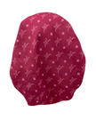 Ahead IT2796 Pink Cherry Imprint Israeli Style Long Tails Pre-Tied Bandanna Myselflingerie.com