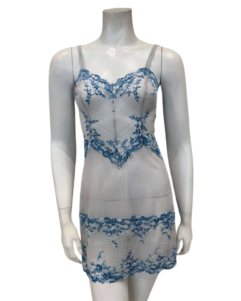 Wacoal 814191 Micro Chip Multi Embrace Lace Chemise Myselflingerie.com