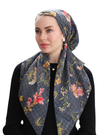 Tie Ur Knot Gridwork Adjustable Pre-Tied Bandanna with Full Non Slip