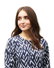 Jackie O' Navy Printed Swim Cover Up Dress Myselflingerie.com