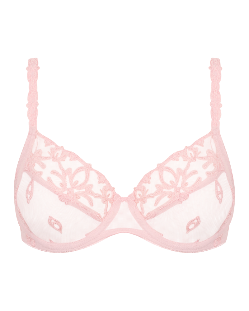 Chantelle Pink Cloud Champs Elysees Full Coverage Underwire Bra Myselflingerie.com