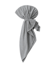 Heather Grey Terry Adjustable Pre-Tied Bandanna