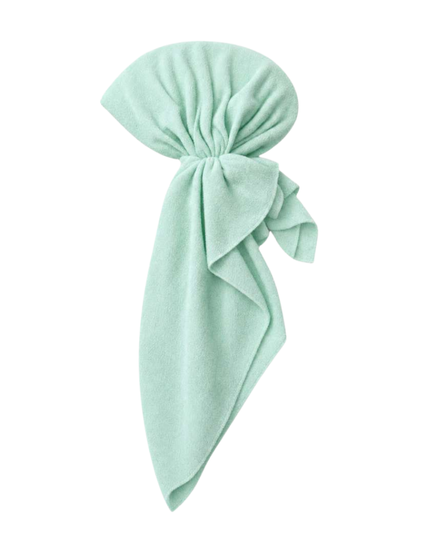 Tie Ur Knot Seafoam Terry Adjustable Pre-Tied Bandanna