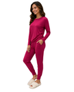 Oh! Zuza Raspberry Classic Modal Pajamas Set
