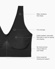 Wacoal Black Bralette with Removable Pads
